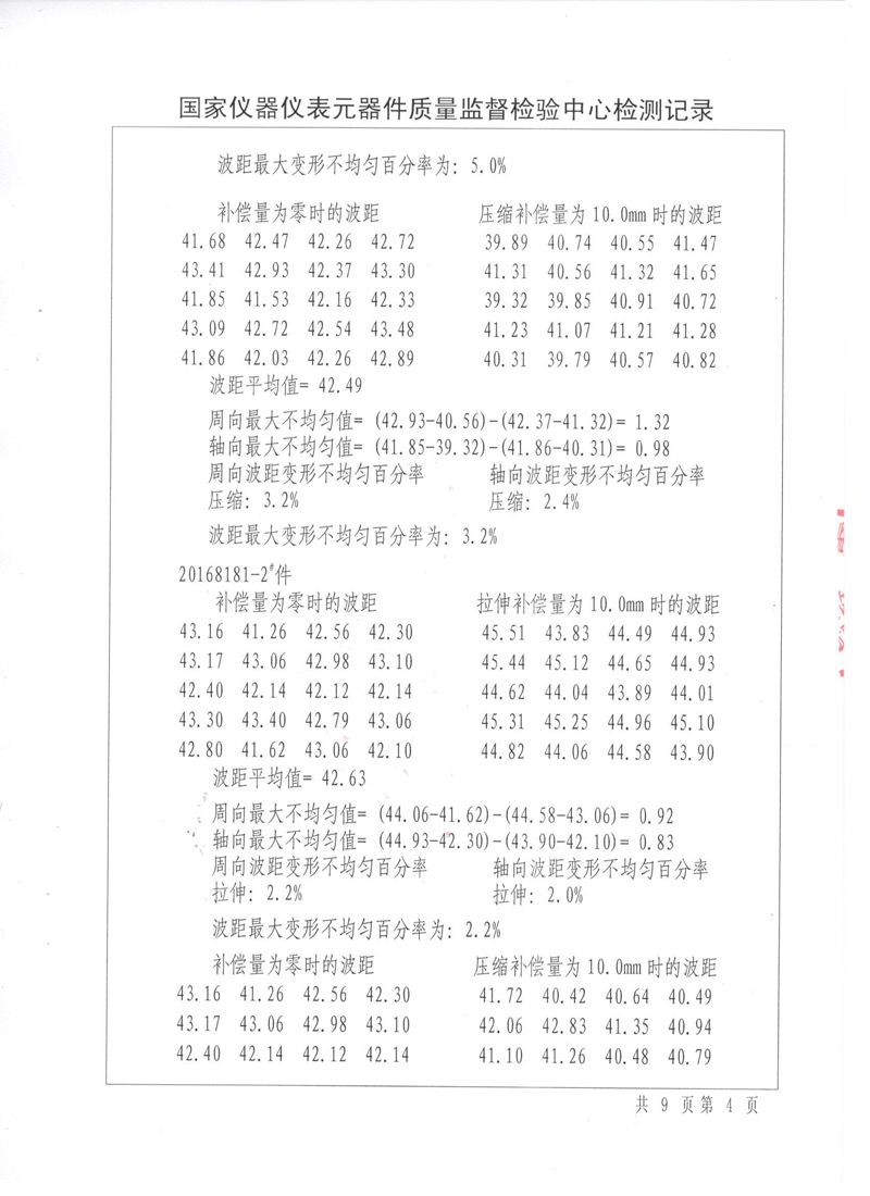 波紋補償器型式實驗報告